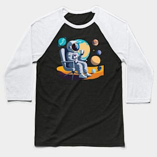 Interstellar Coffee Break Baseball T-Shirt